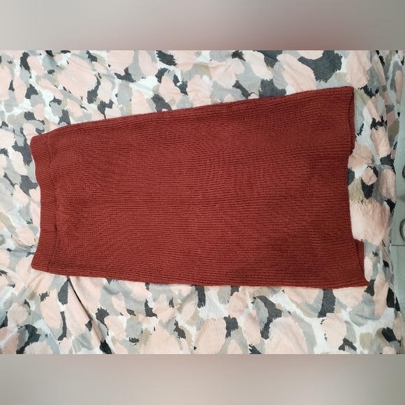 Lulu's Rust Knit 3 pc Sweater Dress - Coming Soon - Picture 6 of 8